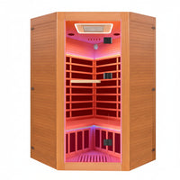 Infrared Sauna Built for Home Wellness, 2180W 360° Heating, LED Light Therapy, Bluetooth Sound System