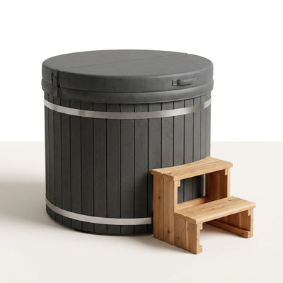 Cold Plunge Ice Bath Designed for Recovery, 118 Gallon, Vertical Design, 37.5x33.25 Size