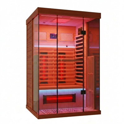 Infrared Sauna Built for Daily Wellness, Full Spectrum Heat, Canadian Hemlock, Red Light Therapy